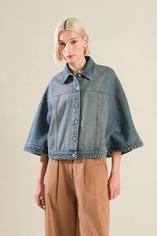 Denim Caplet