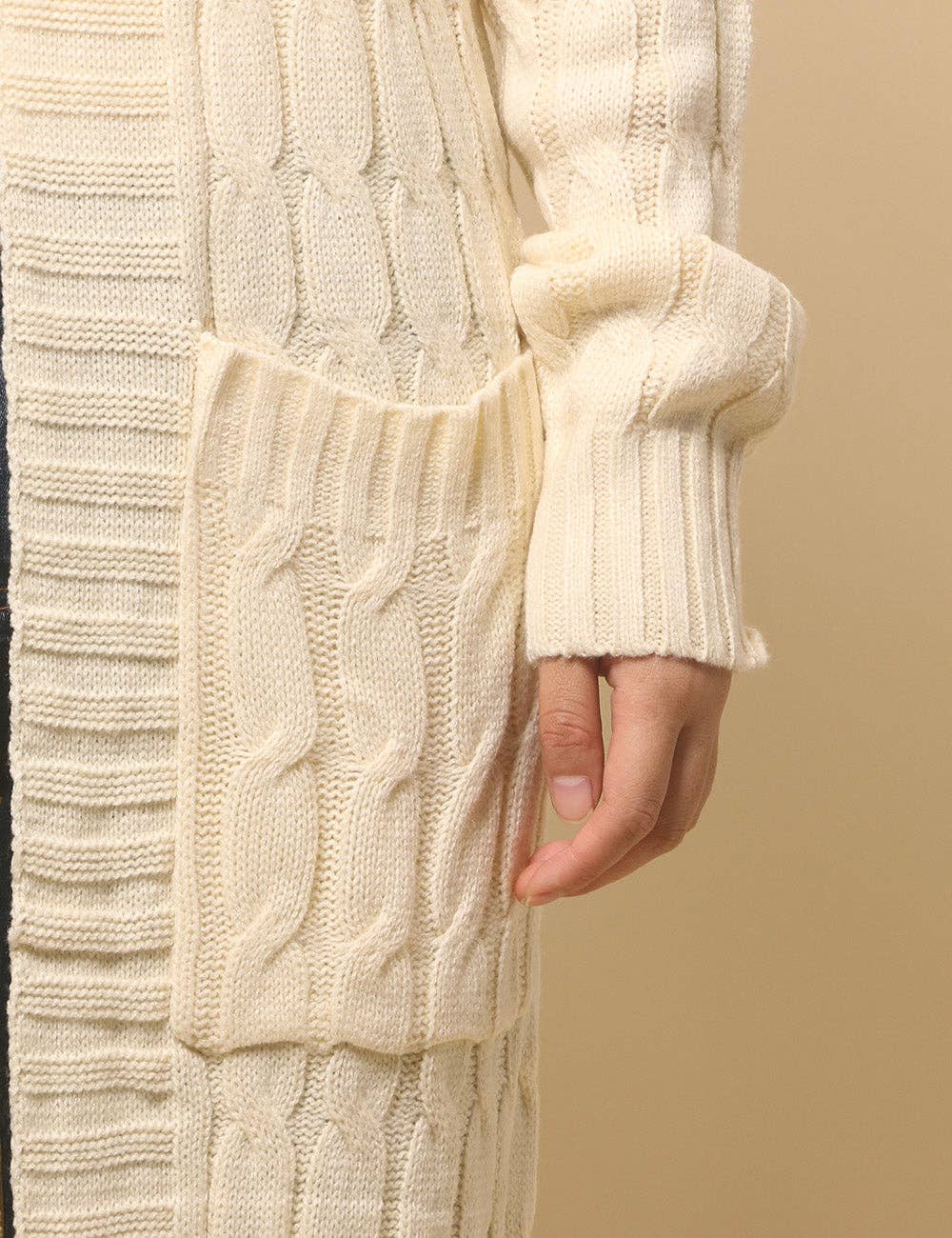 Cable Knit Duster Cardigan