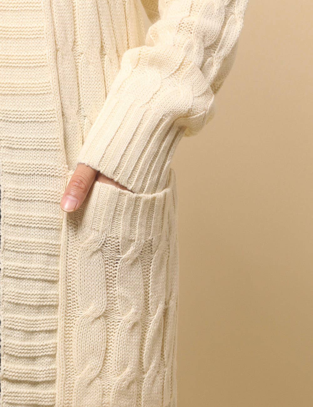 Cable Knit Duster Cardigan